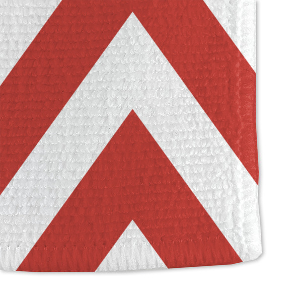 Ladybugs & Chevron Microfiber Dish Towel - DETAIL
