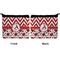 Ladybugs & Chevron Neoprene Coin Purse - Front & Back (APPROVAL)