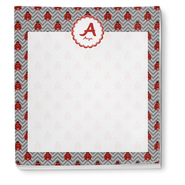 Ladybugs & Chevron Notepad - Apvl