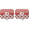 Ladybugs & Chevron Octagon Placemat - Double Print Front and Back