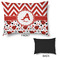 Ladybugs & Chevron Outdoor Dog Beds - Large - APPROVAL