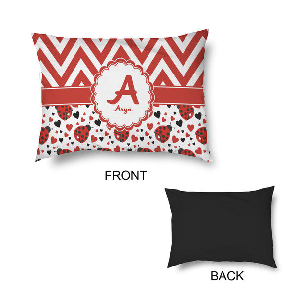 Ladybugs & Chevron Outdoor Dog Beds - Small - APPROVAL