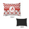 Ladybugs & Chevron Outdoor Dog Beds - Small - APPROVAL