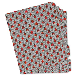 Ladybugs & Chevron Binder Tab Divider Set (Personalized)