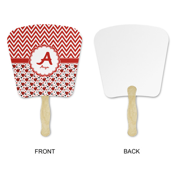 Ladybugs & Chevron Paper Fans - Approval