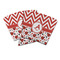 Ladybugs & Chevron Party Cup Sleeves - PARENT MAIN