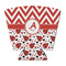 Ladybugs & Chevron Party Cup Sleeves - with bottom - FRONT