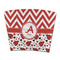 Ladybugs & Chevron Party Cup Sleeves - without bottom - FRONT (flat)
