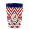 Ladybugs & Chevron Party Cup Sleeves - without bottom - FRONT (on cup)