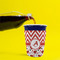 Ladybugs & Chevron Party Cup Sleeves - without bottom - Lifestyle