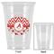 Ladybugs & Chevron Party Cups - 16oz - Approval
