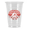 Ladybugs & Chevron Party Cups - 16oz - Front/Main
