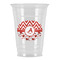 Ladybugs & Chevron Party Cups - 16oz (Personalized)