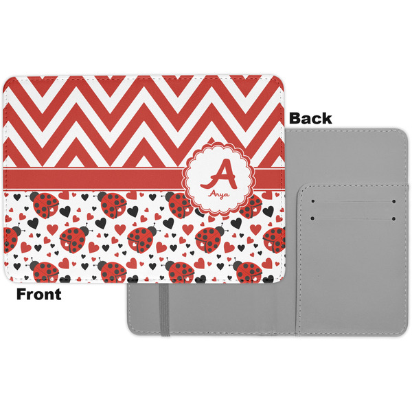 Ladybugs & Chevron Passport Holder - Apvl