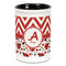 Ladybugs & Chevron Ceramic Pencil Holders - Black