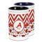 Ladybugs & Chevron Ceramic Pencil Holder - Large