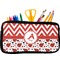 Ladybugs & Chevron Neoprene Pencil Case (Personalized)