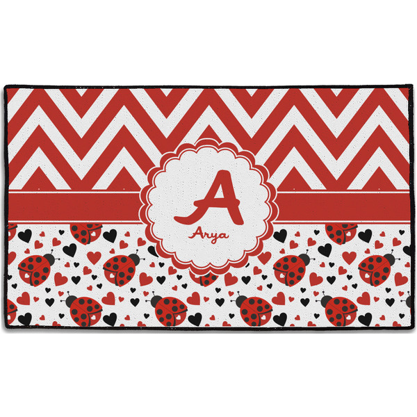 Ladybugs & Chevron Personalized - 60x36 (APPROVAL)