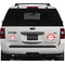 Ladybugs & Chevron Personalized Car Magnets on Ford Explorer