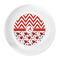 Ladybugs & Chevron Plastic Party Dinner Plates - Approval