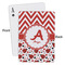 Ladybugs & Chevron Playing Cards - Approval