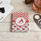 Ladybugs & Chevron Playing Cards - In Context