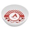 Ladybugs & Chevron Melamine Bowl - 8 oz (Personalized)