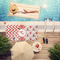 Ladybugs & Chevron Pool Towel Lifestyle