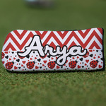 Ladybugs & Chevron Blade Putter Cover (Personalized)