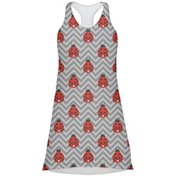 Ladybugs & Chevron Racerback Dress - X Large (Personalized)
