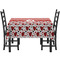 Ladybugs & Chevron Rectangular Tablecloths - Side View