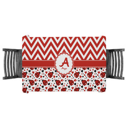 Ladybugs & Chevron Tablecloth - 58"x58" (Personalized)