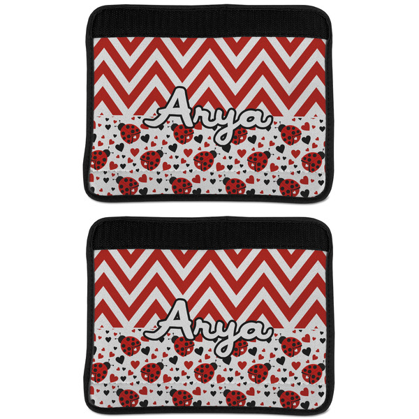 Ladybugs & Chevron Seat Belt Cover (APPROVAL Update)