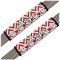 Ladybugs & Chevron Seat Belt Covers (Set of 2) (Personalized)