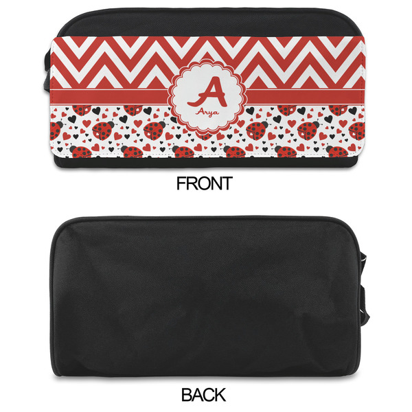 Ladybugs & Chevron Shoe Bags - APPROVAL