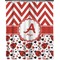 Ladybugs & Chevron Extra Long Shower Curtain - 70"x84" (Personalized)