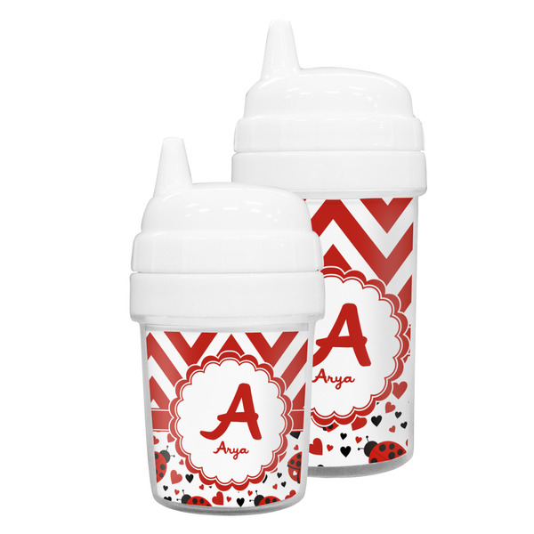 Ladybugs & Chevron Sippy Cups