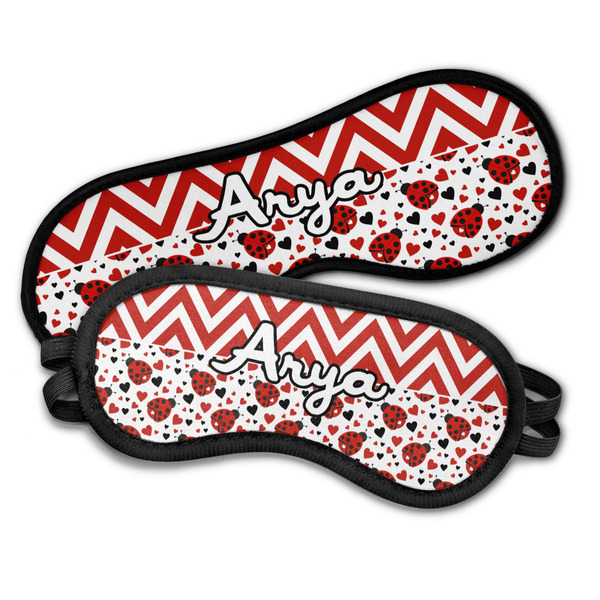 Ladybugs & Chevron Sleeping Eye Masks - PARENT