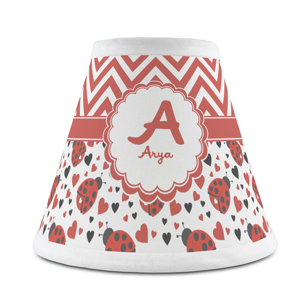 Custom Ladybugs & Chevron Chandelier Lamp Shade (Personalized)