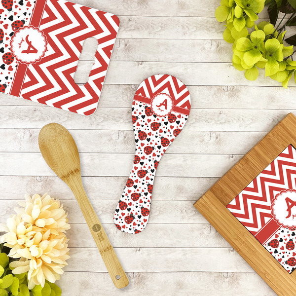 Ladybugs & Chevron Spoon Rest Trivet - LIFESTYLE