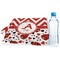 Ladybugs & Chevron Sports Towel Folded with Water Bottle