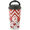 Ladybugs & Chevron Stainless Steel Coffee Tumbler (Personalized)