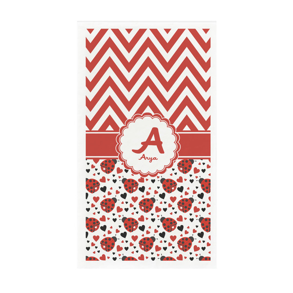Custom Ladybugs & Chevron Guest Towels - Full Color - Standard (Personalized)