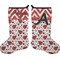 Ladybugs & Chevron Holiday Stocking - Double-Sided - Neoprene (Personalized)