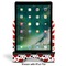 Ladybugs & Chevron Stylized Tablet Stand - Front with ipad