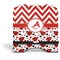 Ladybugs & Chevron Stylized Tablet Stand - Front without iPad