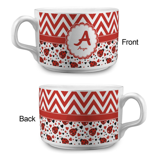 Ladybugs & Chevron Tea Cup - Single Apvl