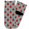 Ladybugs & Chevron Toddler Ankle Socks