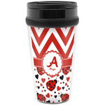 Ladybugs & Chevron Acrylic Travel Mug without Handle (Personalized)