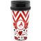 Ladybugs & Chevron Travel Mug (Personalized)